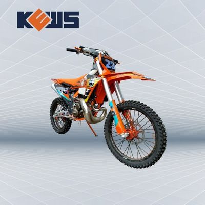 KEWS MT250cc Orange Frame Wasserkühlung 2-Takt Offroad Motorrad mit EXCEL Felge