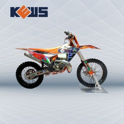 250cc KEWS Wasserkühlung 2-Takt-Motorrad Fahren CNC Lenkstiel mit starker Leistung