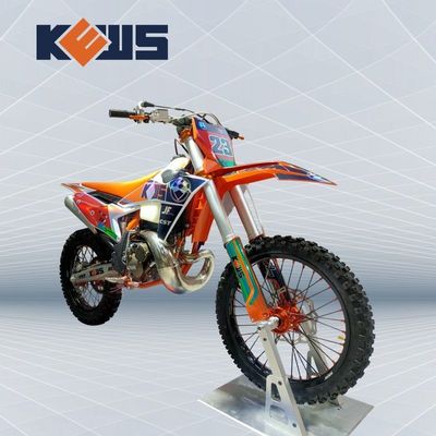 Vergaserbetriebenes 250CC wassergekühltes 2-Takt-Motocross-Motorrad mit CDI-Zündung und optionalen Aufklebern