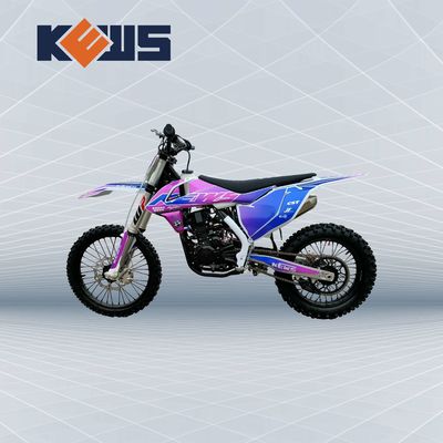 Kews vier Anschlag-Schmutz-Fahrrad-blaue Aufkleber-Hinterfahrräder des Anschlag-Motocross-300CC 4