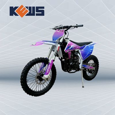 Kews vier Anschlag-Schmutz-Fahrrad-blaue Aufkleber-Hinterfahrräder des Anschlag-Motocross-300CC 4