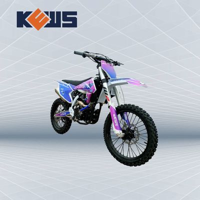 Kews vier Anschlag-Schmutz-Fahrrad-blaue Aufkleber-Hinterfahrräder des Anschlag-Motocross-300CC 4