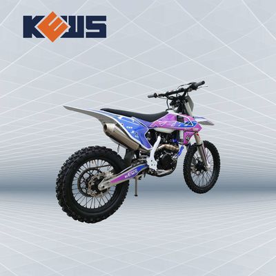 Kews vier Anschlag-Schmutz-Fahrrad-blaue Aufkleber-Hinterfahrräder des Anschlag-Motocross-300CC 4