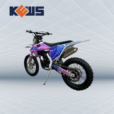 Kews vier Anschlag-Schmutz-Fahrrad-blaue Aufkleber-Hinterfahrräder des Anschlag-Motocross-300CC 4