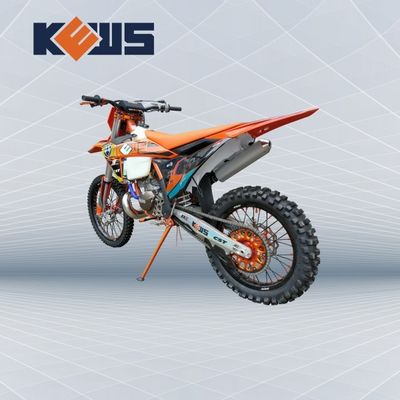 KEWS MT250cc Orange Frame Wasserkühlung 2-Takt Offroad Motorrad mit EXCEL Felge