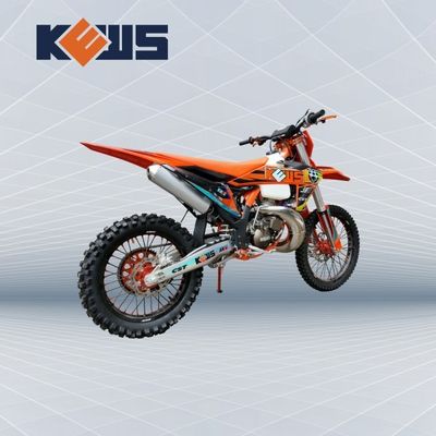 KEWS MT250cc Orange Frame Wasserkühlung 2-Takt Offroad Motorrad mit EXCEL Felge