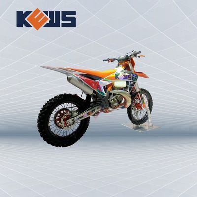 Vergaserbetriebenes 250CC wassergekühltes 2-Takt-Motocross-Motorrad mit CDI-Zündung und optionalen Aufklebern